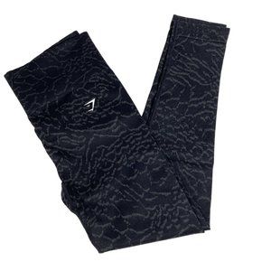 Gymshark Fit Adapt Animal Seamless Leggings Women's Size Large Black NWOT